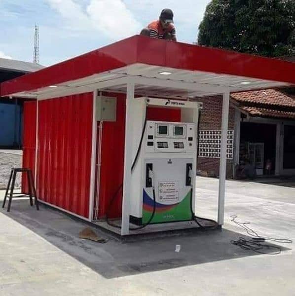 Malik fuel dispenser electrozone and oil tank Canopy makers Multan Pak 10