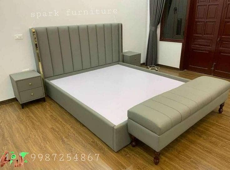 Double bed / bed set / Side Tables / Dressing Tables / poshish bed set 2