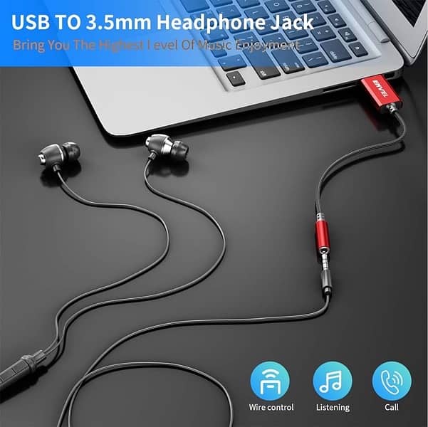Usb to 3.5 mm jack audio adopter 4