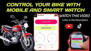 Control The Motorcycle & Bike With Mobile And Smart Watch