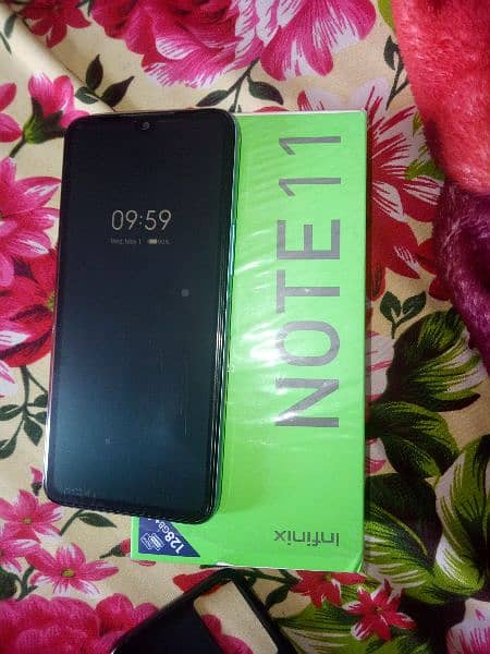 Infinix Note 11 6+6 Gb Ram 128 Rom For Sale, Neat Clean, box available 0