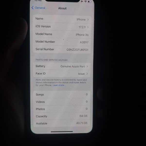 Iphone XS PTA approved for sale 0