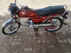 03052526348 Adda Yousaf wala Honda cd70 2022 model Gunian condition