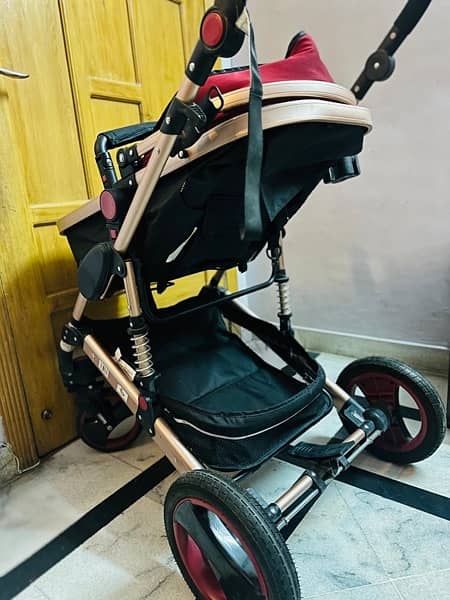 luxury Imported pram stroller 3 in 1 5