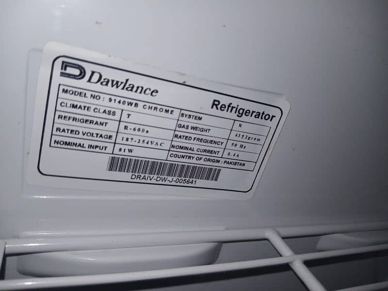 Dawlance Refrigerator Model 9140 WB Chrome 3