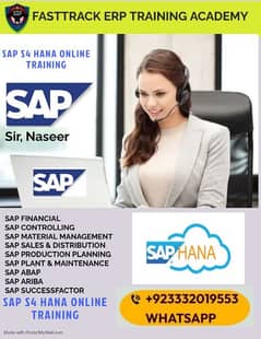 sap Training sap server access SAP s4 Hana training Online