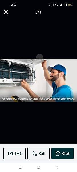 split ac service fitting and repearing 4