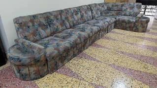 6-seater sofa set with tables