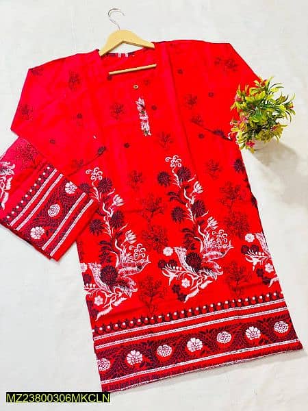 women stitched printing lawn 0