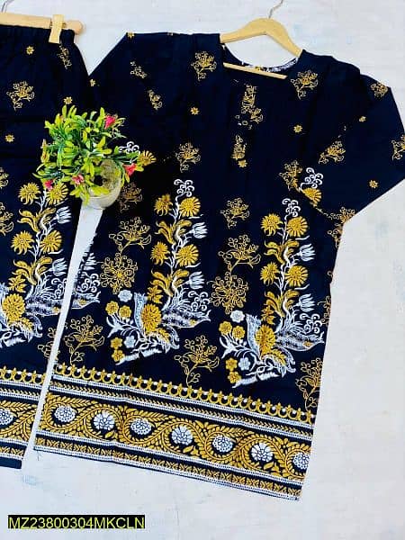 women stitched printing lawn 1