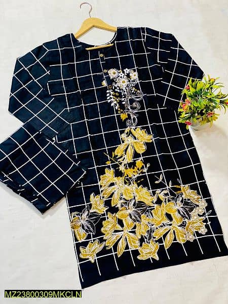 women stitched printing lawn 2
