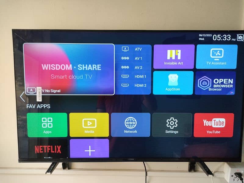 samsung brand new android uhd led tv 42" with warrsnty 0