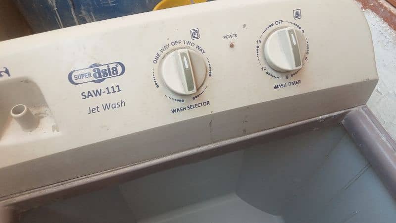 super Asia washing machine good condition 1