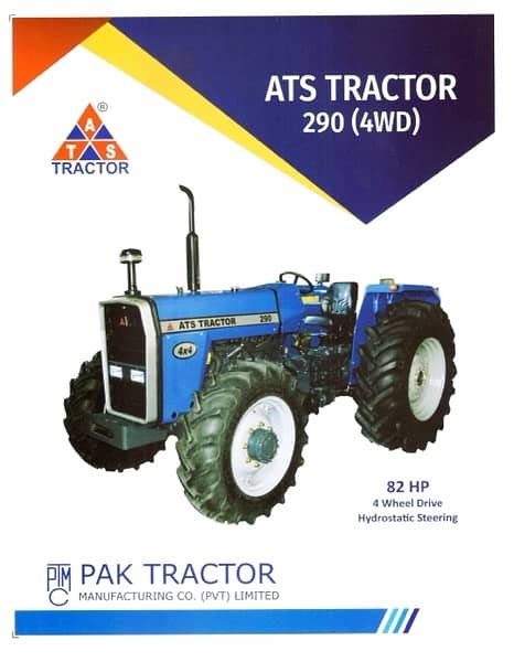 ATS 290 4WD TRACTOR Delivery all Pakistan 8