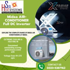 1.5 Ton Full Ac & Dc Inverter Heat and Cool Midea Air Conditioner
