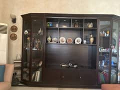 Showcase Cabinet With tv unit
