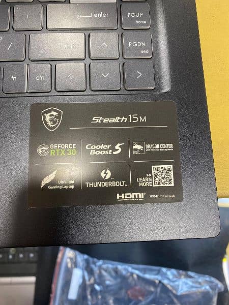 MSI STEALTH 15M - A11UEK / Full Box / with all accessories 11