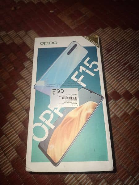 oppo f15 8/128 5 extended ram with box 8