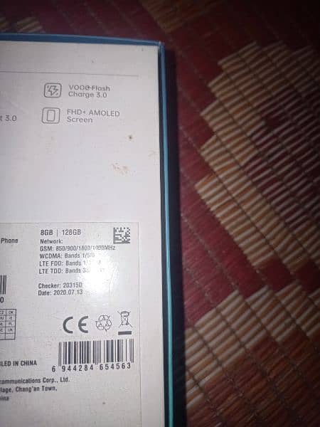 oppo f15 8/128 5 extended ram with box 9