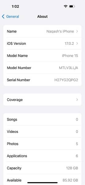 iPhone 15 128GB LLA Non PTA Factory unlock 1