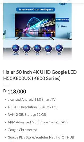 Haier 50 inch LED 1