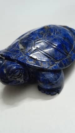 Lapis Lazuli Turtle Figurine (505 grams)