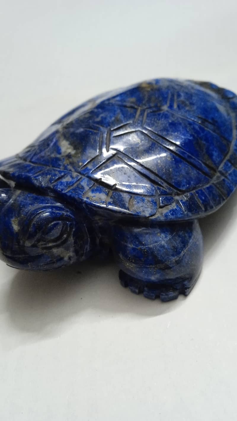 Lapis Lazuli Turtle Figurine (505 grams) 0