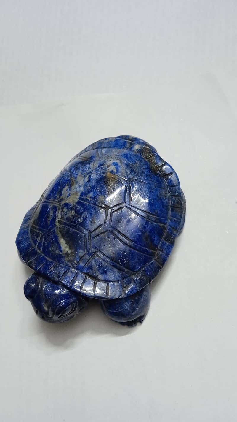 Lapis Lazuli Turtle Figurine (505 grams) 1