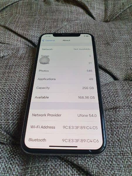 IPHONE X PTA APPROVED 256GB 4