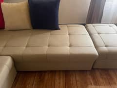 Seven seater L shape sofa for sale