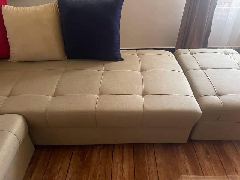 Seven seater L shape sofa for sale 0