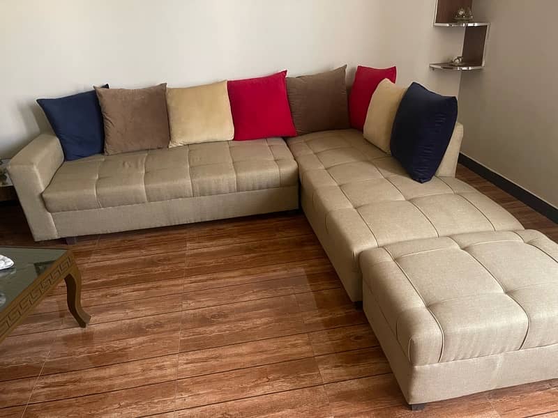 Seven seater L shape sofa for sale 1
