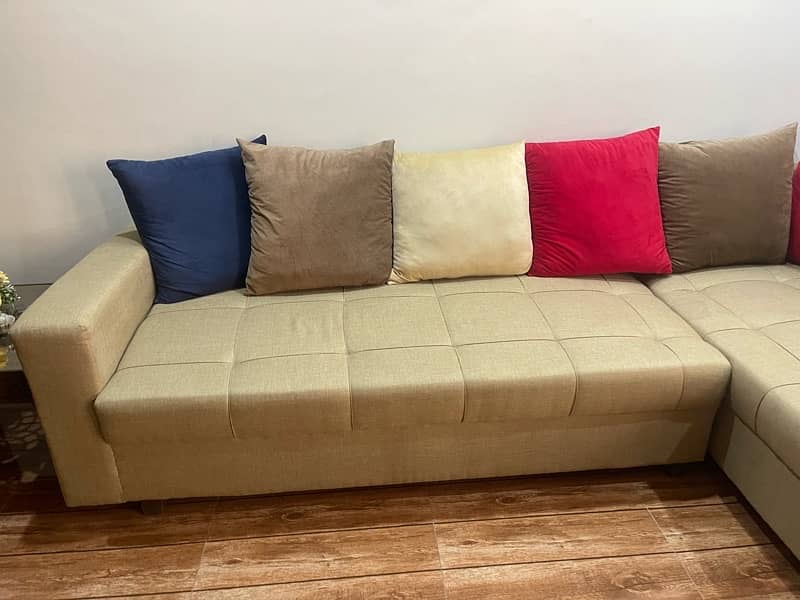 Seven seater L shape sofa for sale 2