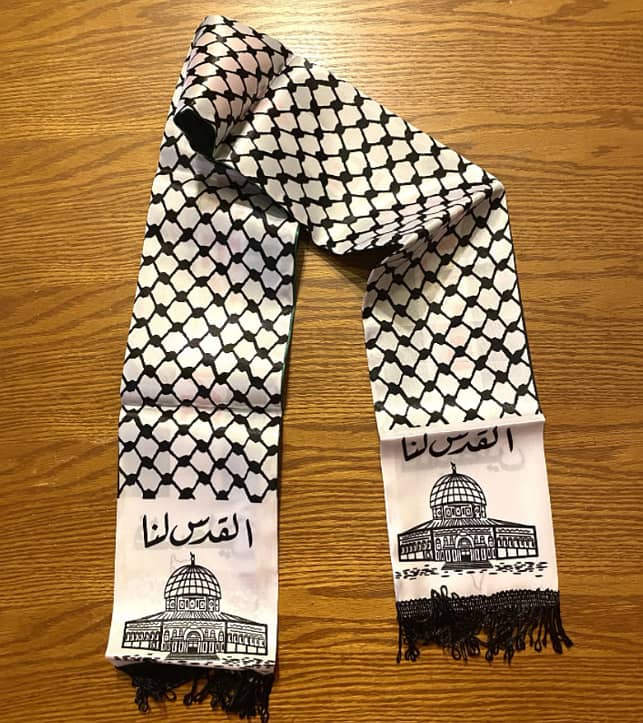 Palestine Flag , Palestine keffiyeh , Palestine Scarf  Muffler , Badge 1