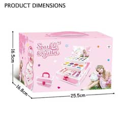Custom Children Pretend Play Make Up Toy Portable Cosmetics BoxMakeup