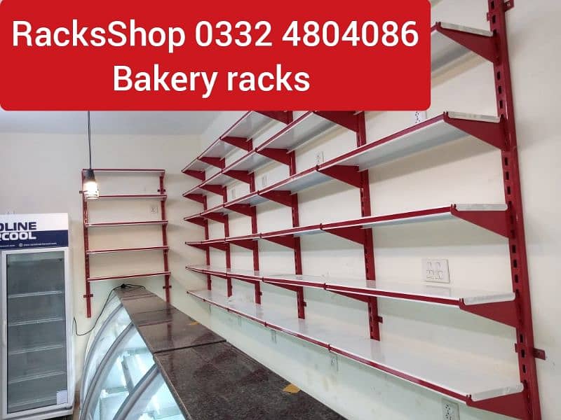 Bakery wall rack/ bakery counters/ store rack/ shopping trolley/basket 3