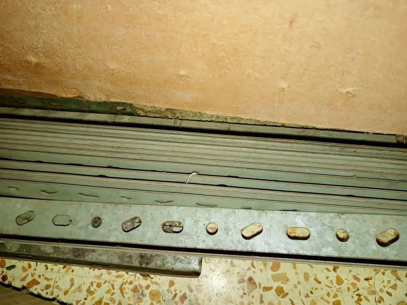 Wooden Rack and Aluminium Shelf 1