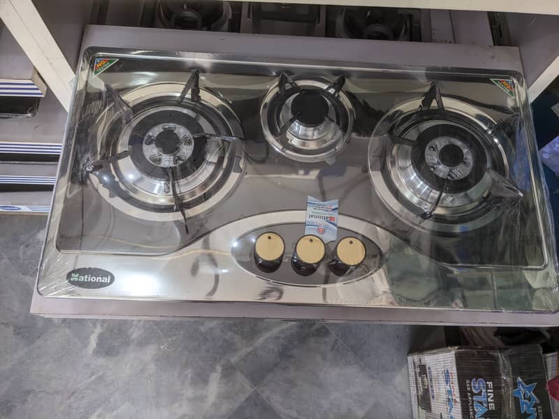 National 3 Burner Gas Hob 1