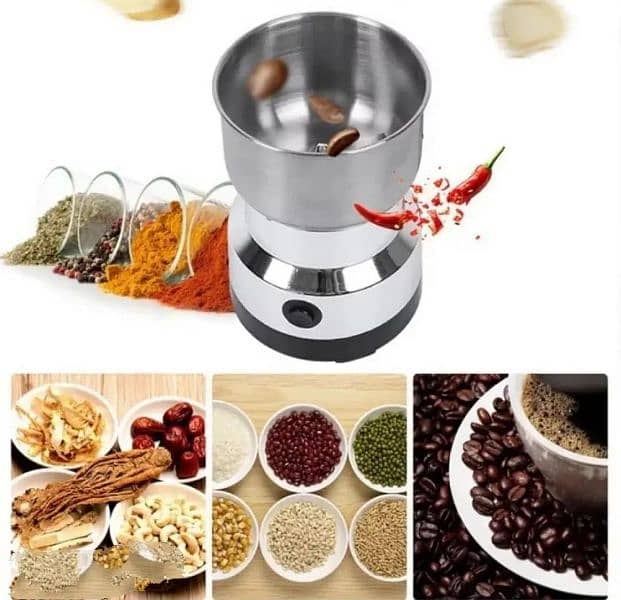 stainless steel Mini electric Grinder 3
