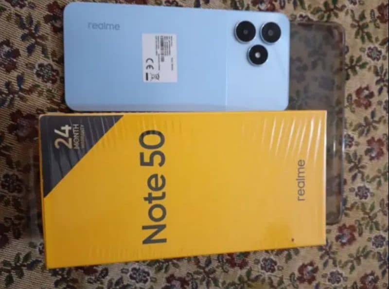 Note 50 Ram 4 Rom 64 with complete box And charger 4