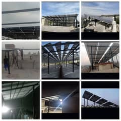Elevated Solar Structure Customized guarder work 12rup watt 0