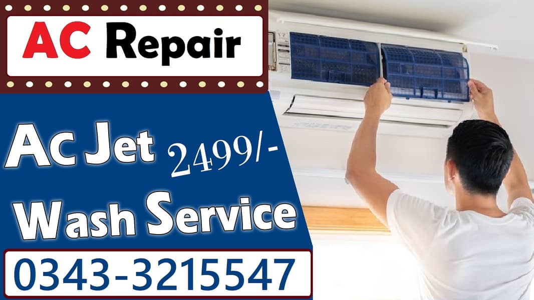 Ac Service Jet Wash / Split AC Gas Repair (DC inverter) Fridge Repair 0