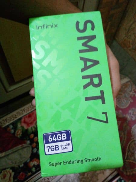 Infinix smart 7 with 7 GB ram and 64 GB storage (new) 6