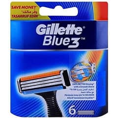 Gillette blue 3 blades 6's available on SfoMall. pk