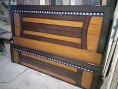 Double bed king size wooden brand new.
