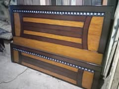 Double bed king size wooden brand new. 0