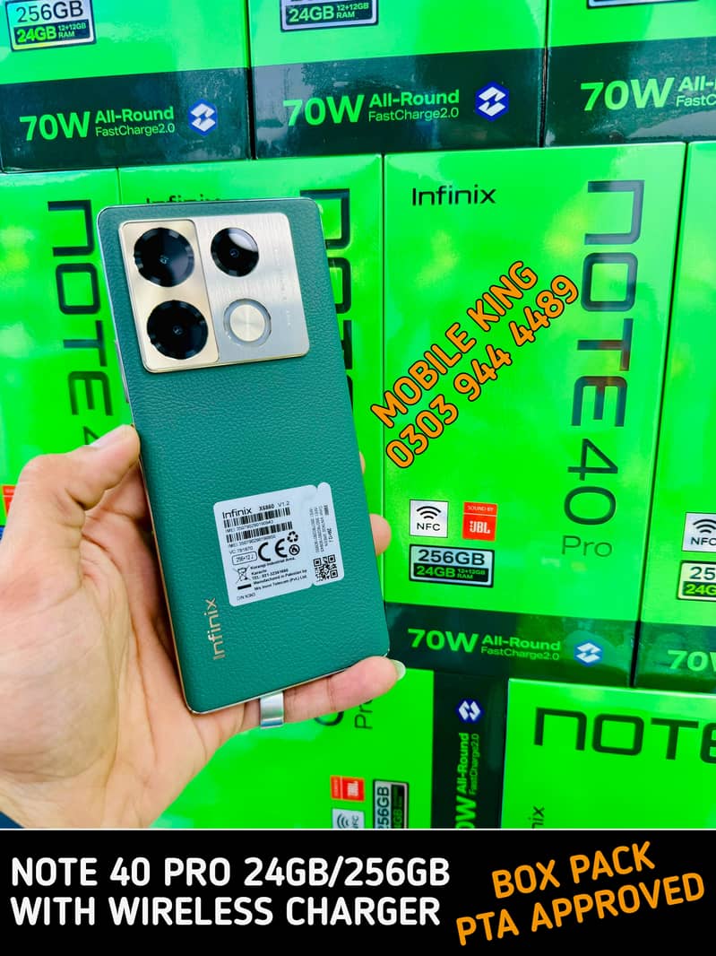 INFINIX NOTE 40 256GB BOX PACK NOTE 40 PRO SMART 8+ ZERO 30 HOT 40 PRO 2