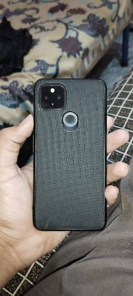 Google pixel 4a 5g (with back cover ) 1