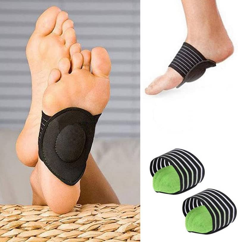 1 Pair Flat Foot Orthopedic Support Insoles Shoes Men Half Breathable 1