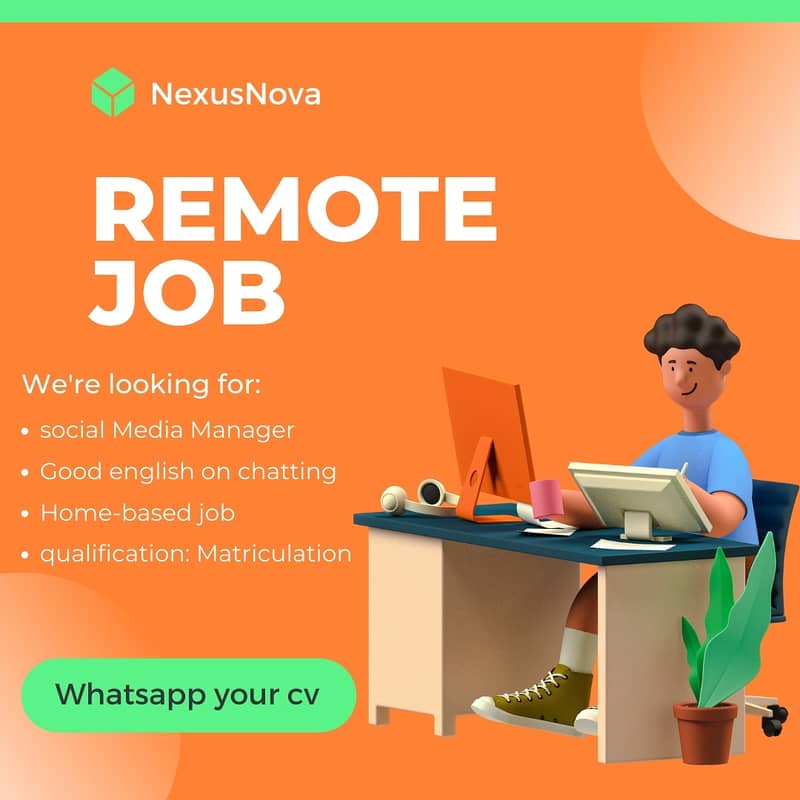 Chat support job open for all genders 0